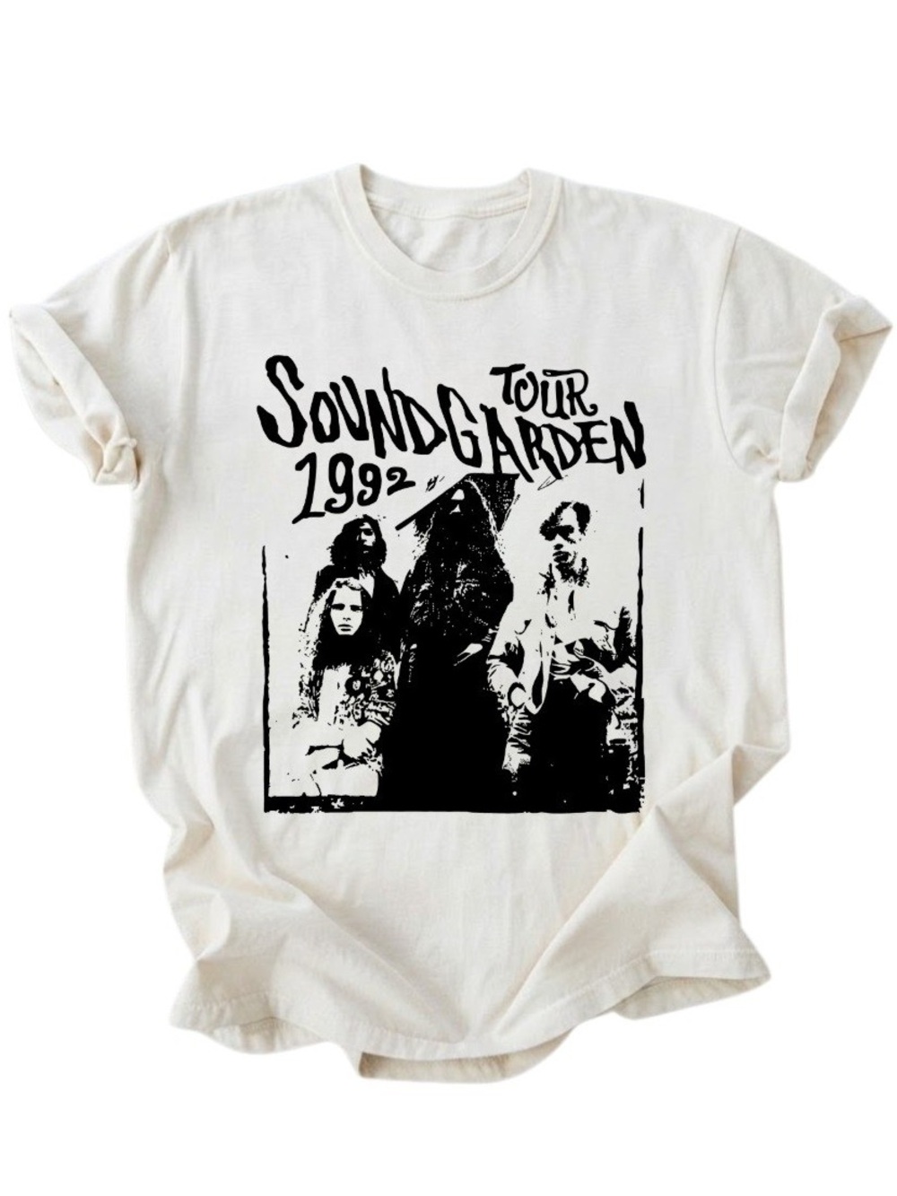 Alternative Rock Band Soundgarden 1992 Tour Concert Graphic Gildan T-Shirt